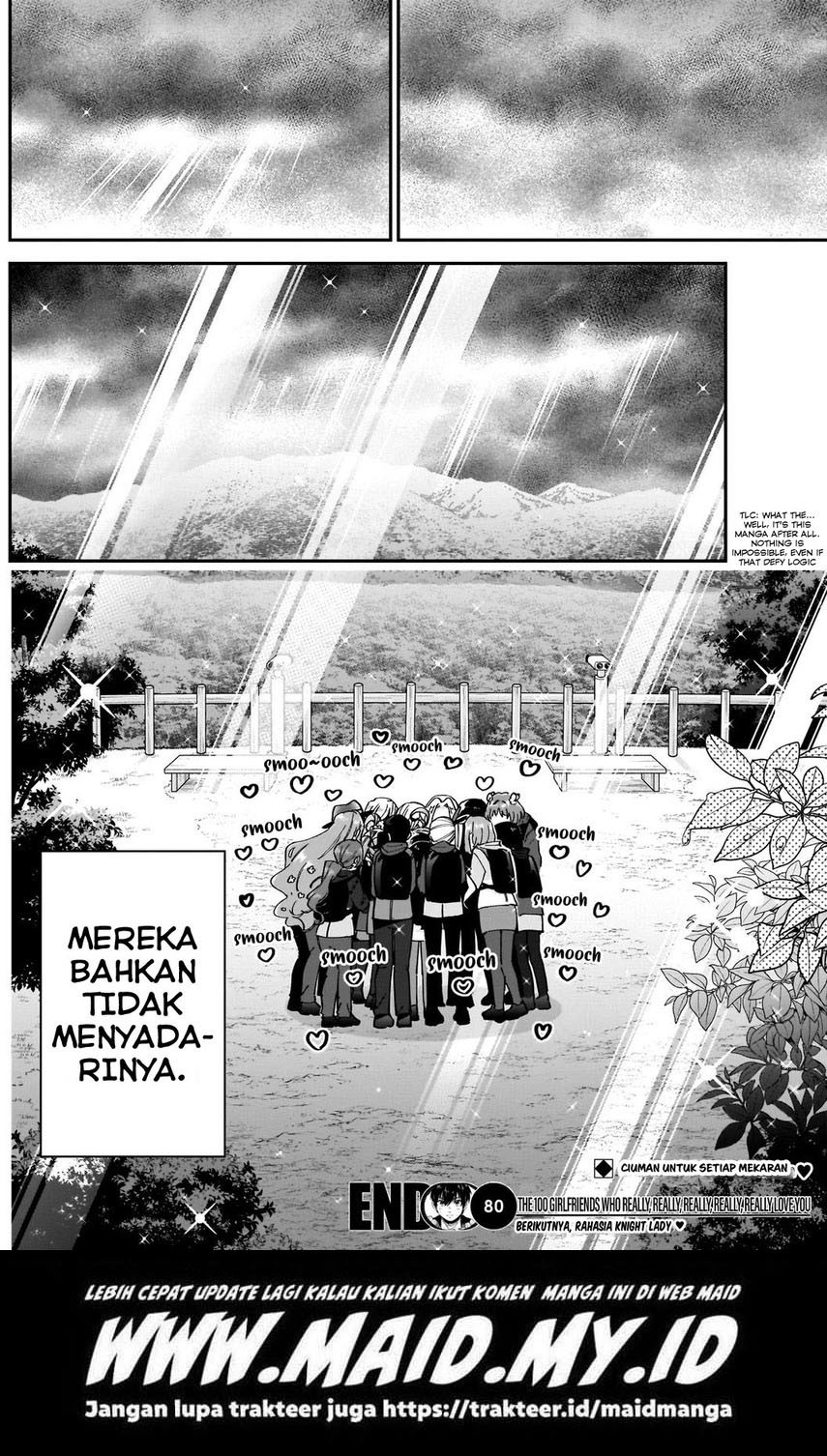 Kimi no Koto ga Dai Dai Dai Dai Daisuki na 100-ri no Kanojo chapter 80